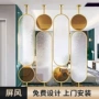 会所制作金属别墅屏风