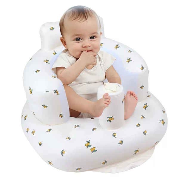 New Ins Inflatable Sofa Learning Chair Baby Seat Practice Sitting Chair Baby Sitting and Standing Bath Stool