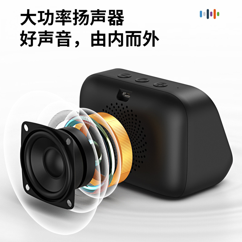 TF26pro跨境ai智能蓝牙音响语音带显示屏音质好时钟AI助手音箱|undefined
