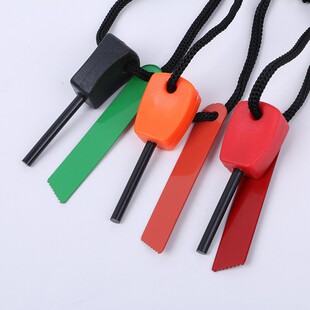 Bell Survival Outdoor Equipment small size Solid Sandwich Flow Stone Firestick Camping Waterproof Fire Magnesium Strip Magnesium Stick