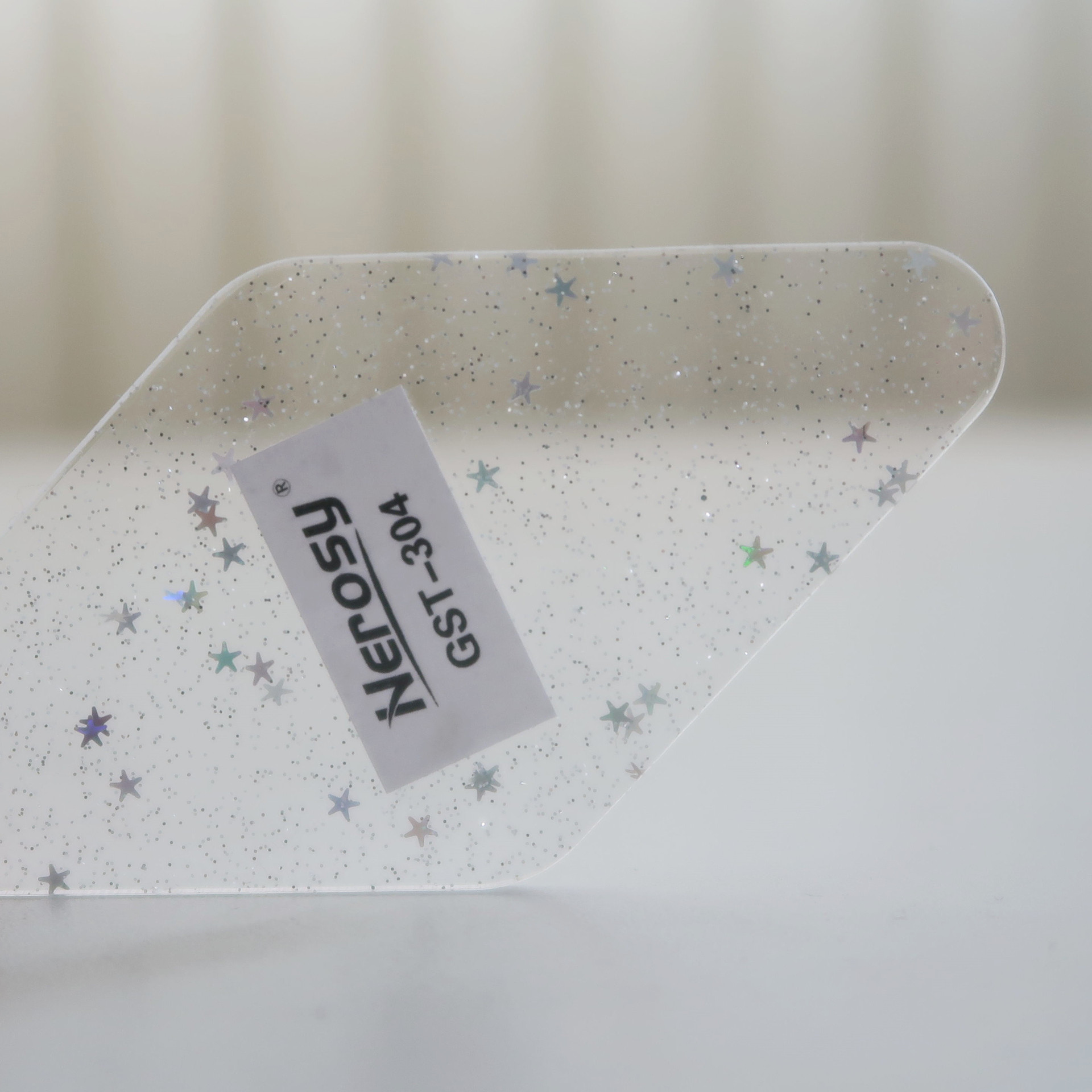 Wenzhou manufacturer silver powder star Yarkle board laser organic…