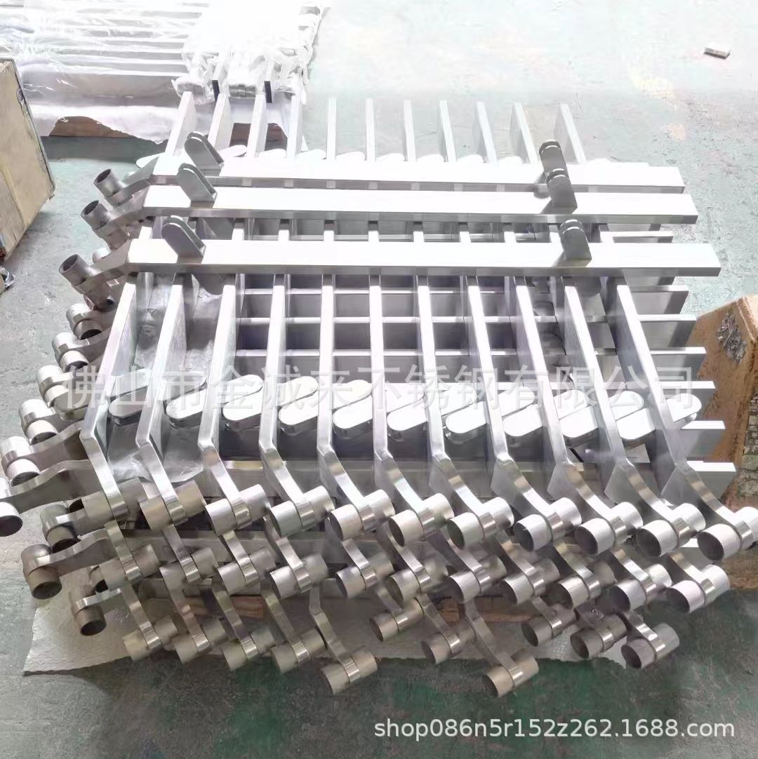 桥梁河道304不锈钢护栏立柱围栏景观台扶手安全防护栏316佛山厂家