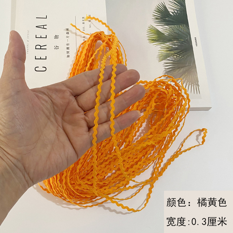 0,3 CM en forma de S correas de encaje marinero con sofá, decoración de cortina, encaje, accesorios de ropa de bricolaje hechos a mano