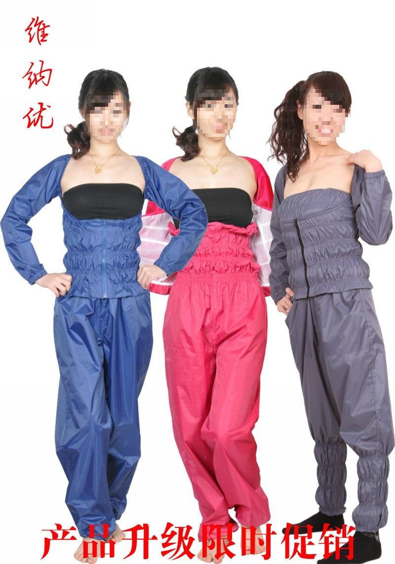 爆汗服 健身服 不减胸高腰裤桑拿跑步艺体生健身房舞蹈运动套装