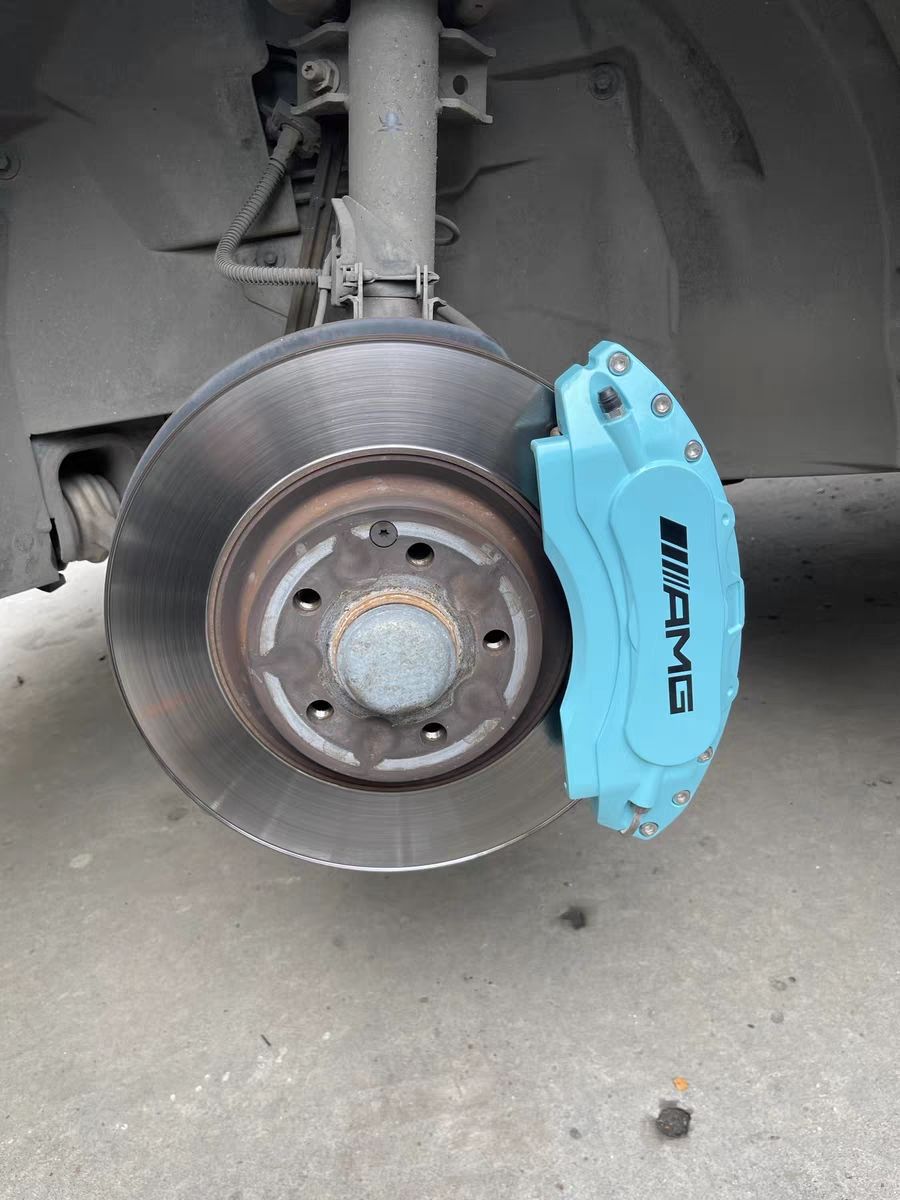Suitable for Mercedes-Benz A-Class, B-Class, C-Class, E200-Class Caliper Covers Glaglb/Cla Aluminum Alloy Amg Brake Modification and Color Change