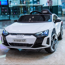 【正版奥迪】儿童电动车四轮摇摆双驱带遥控早教男女小孩玩具车