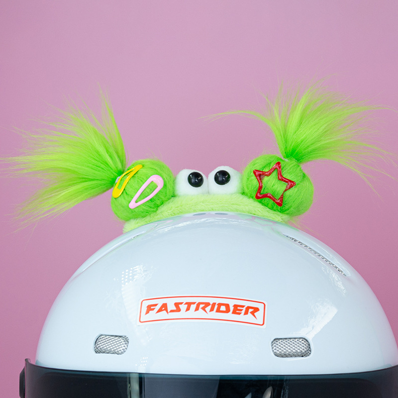 Helmet Decoration Three Lucky Babies Ornament Electric Car Helmet Accessories