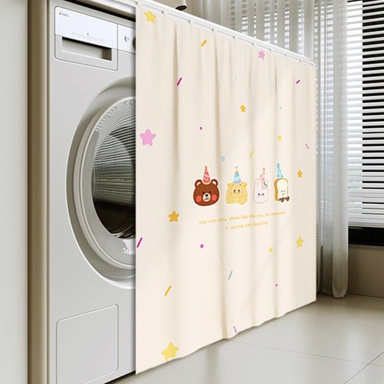 Washing machine cover, balcony waterproof and sunproof shade, heat-insulating cover, vanity cabinet dust cover, all-in-one drying and washing sunshade Washing machine cover, balcony waterproof and sunproof shade, heat-insulating cover, vanity cabinet dust cover, all-in-one drying and washing sunshade