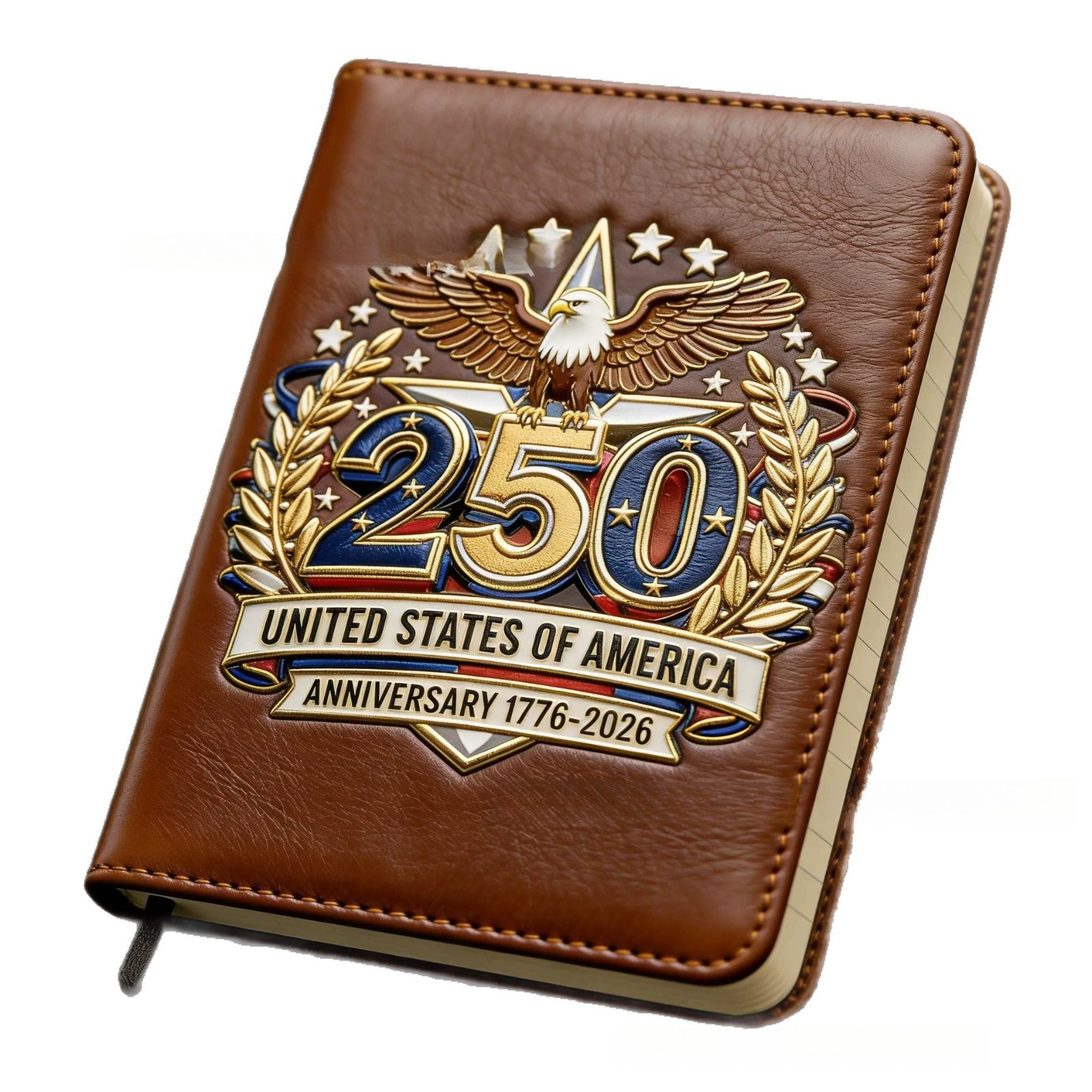 [跨境 250th U.S. Anniversary Pen & Notebook Set 250周年笔记本]