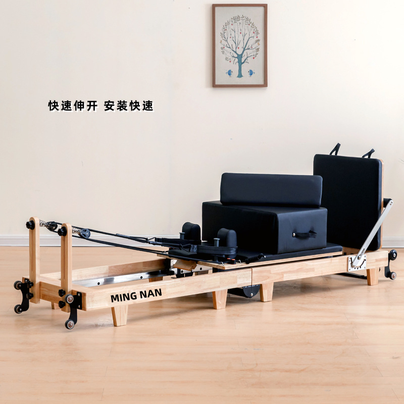 Pilates Core Bed Yoga Fitness Equipment Half-elevated 3 - in - 1 Barrel Stable Stable Chair Equipment Correction Set de 5 piezas