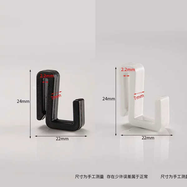 Flat strip rack hook-small