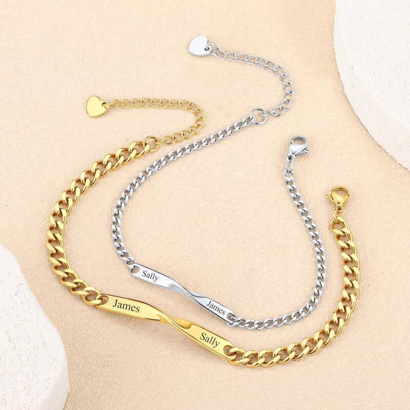 Lucky Bracelet with Niche Design, Popular on Social Media, for Couples, Male and Female Students, Retro Korean Style, Simple and Personalized, Titanium Steel with Engraving Lucky Bracelet with Niche Design, Popular on Social Media, for Couples, Male and Female Students, Retro Korean Style, Simple and Personalized, Titanium Steel with Engraving