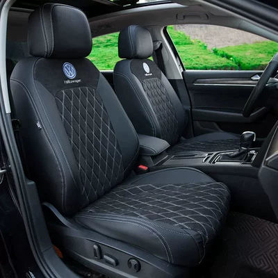 Lavida, Suede-Specific Seat Covers, Modelə uyğun (Original) oturacaq örtükləri - diamond-in-the-middle-leather-and-suede-mysterious-black-please-note-the-model-year-when-placing-an-order