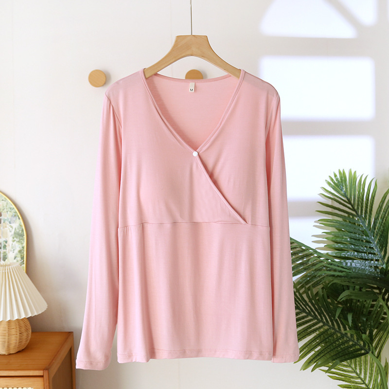 가죽 파우더 패딩 히든 버튼 탑