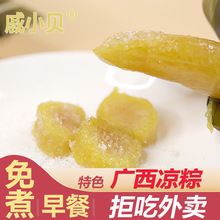 广西粽子灰水粽斋粽凉粽新鲜现做真空传统手工特产长条粽200克/条