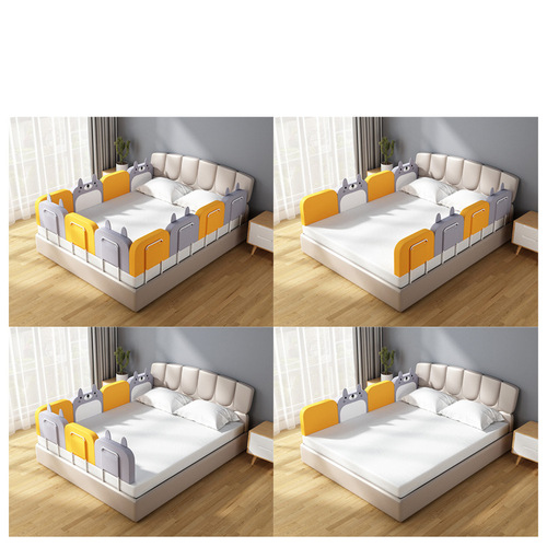 床围防护栏婴儿软包床围栏宝宝防摔儿童防掉床上围栏护栏挡板批发