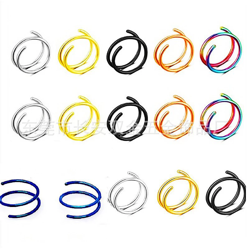 Модный тренд пирсинга носа, аксессуар, (торговля через границу), европейский стиль