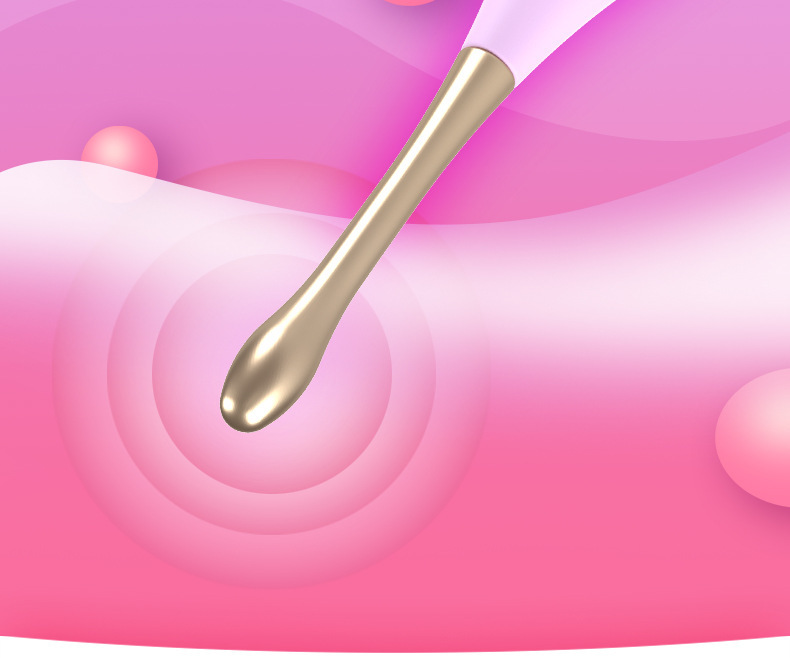 Double-Head Tongue Lick Vibrator, Soft Silicone-Feel Stimulator, Pink Adult Massager — detail image 12