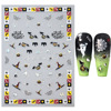 Nail stickers, adhesive fake nails for nails, suitable for import, new collection, halloween, 3D, wholesale