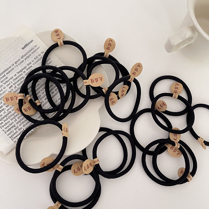 Black base hair rope