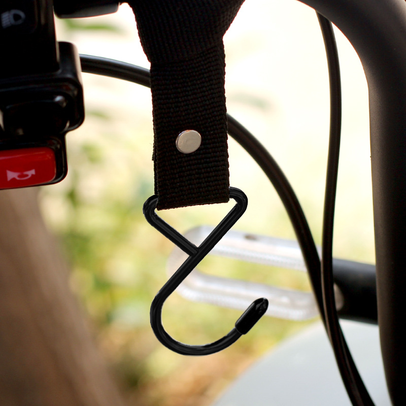 Nuevo gancho de coche eléctrico gancho de bicicleta multifuncional para llevar instalación gratuita casco de motocicleta gancho de cochecito
