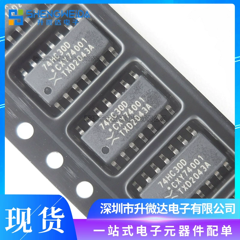 Оригинал 74HC30D SN74HC30D SOP-14 одиночная 8-входная И-НЕ логическая микросхема