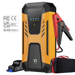 12V柴自動車緊急起動電源バッテリーポイント火をつけて充電宝スターターcarジャンプスターター