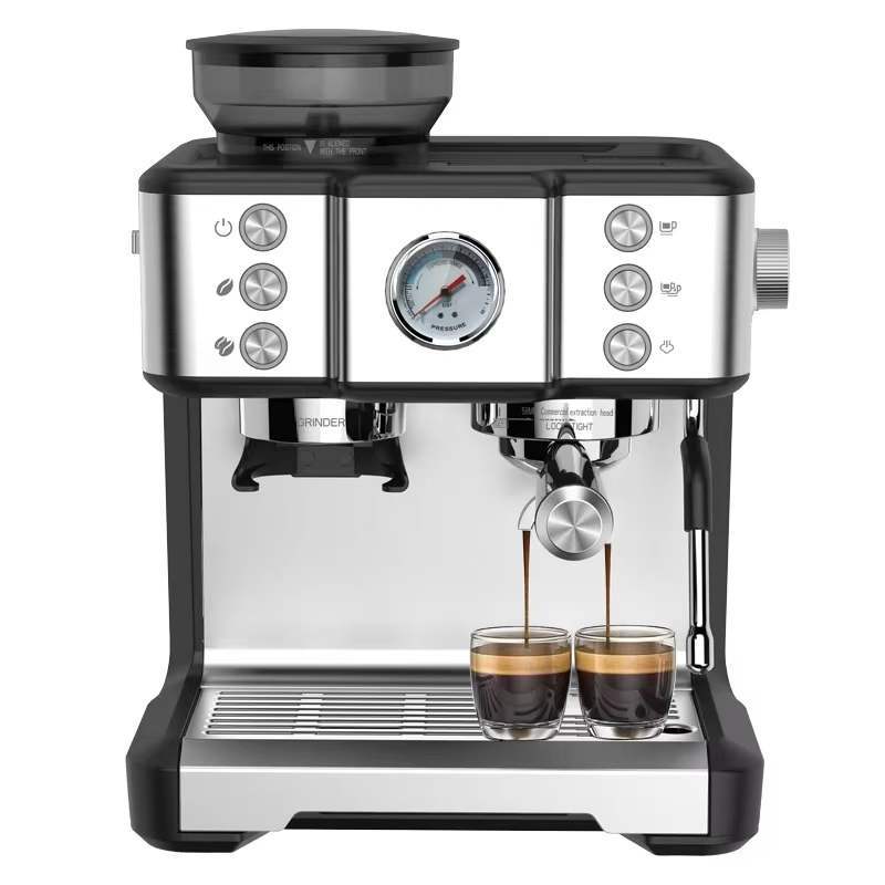 EC9555 extracción en frío molienda máquina de todo en uno italiano pequeño comercio cafetera semiautomática