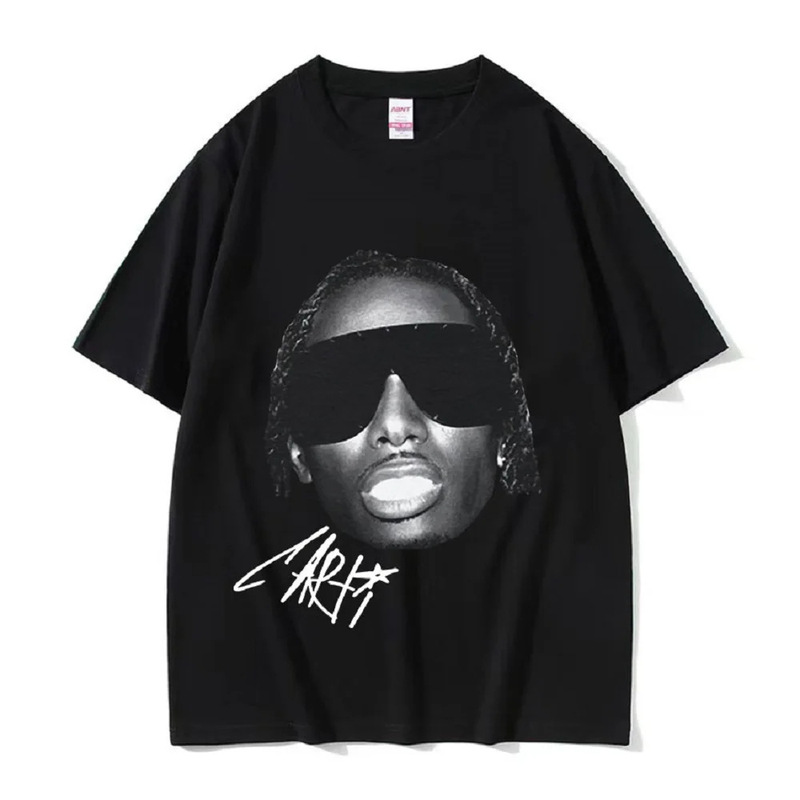 Rapper Playboi Carti Signature Men Cool Hip Hop Retro Style Street T-Shirt