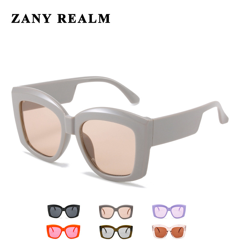 Nueva transfronteriza más tamaño cuadrado gafas de sol retro de comercio exterior color vintage gafas de sol suministro directo de fábrica