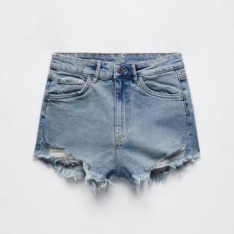 8197511BM UR HM Z family spring new women's black Joker high waist denim shorts 8197 511 800