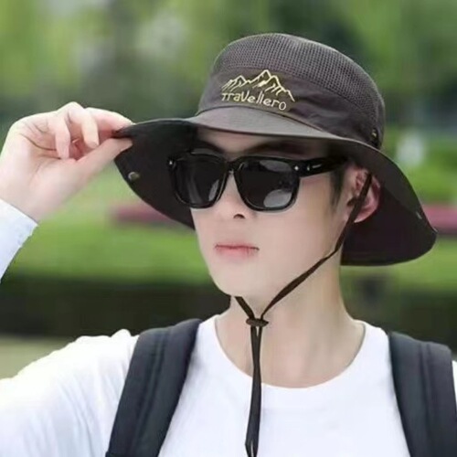 Fishing cap outdoor hat wholesale breathable sunshade sunscreen unisex hiking travel large circumference women's autumn edition