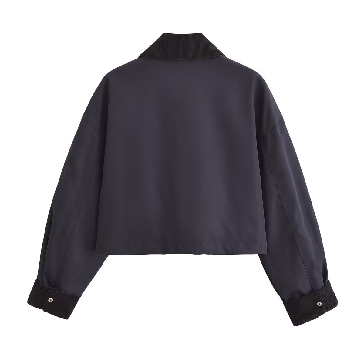 Abbigliamento donna autunno/inverno 2024 nuova moda di strada giacca collo in velluto a coste_voghion.com