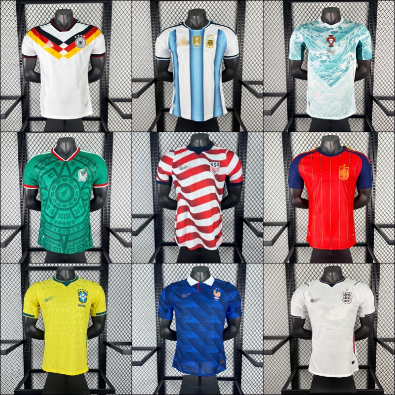 2026-2027 yilgi Jahon chempionati Braziliya Argentina Meksika Parij Sen-Jermen terma jamoasi o'yinchilarining formalari (kalta yengli va uzun yengli)