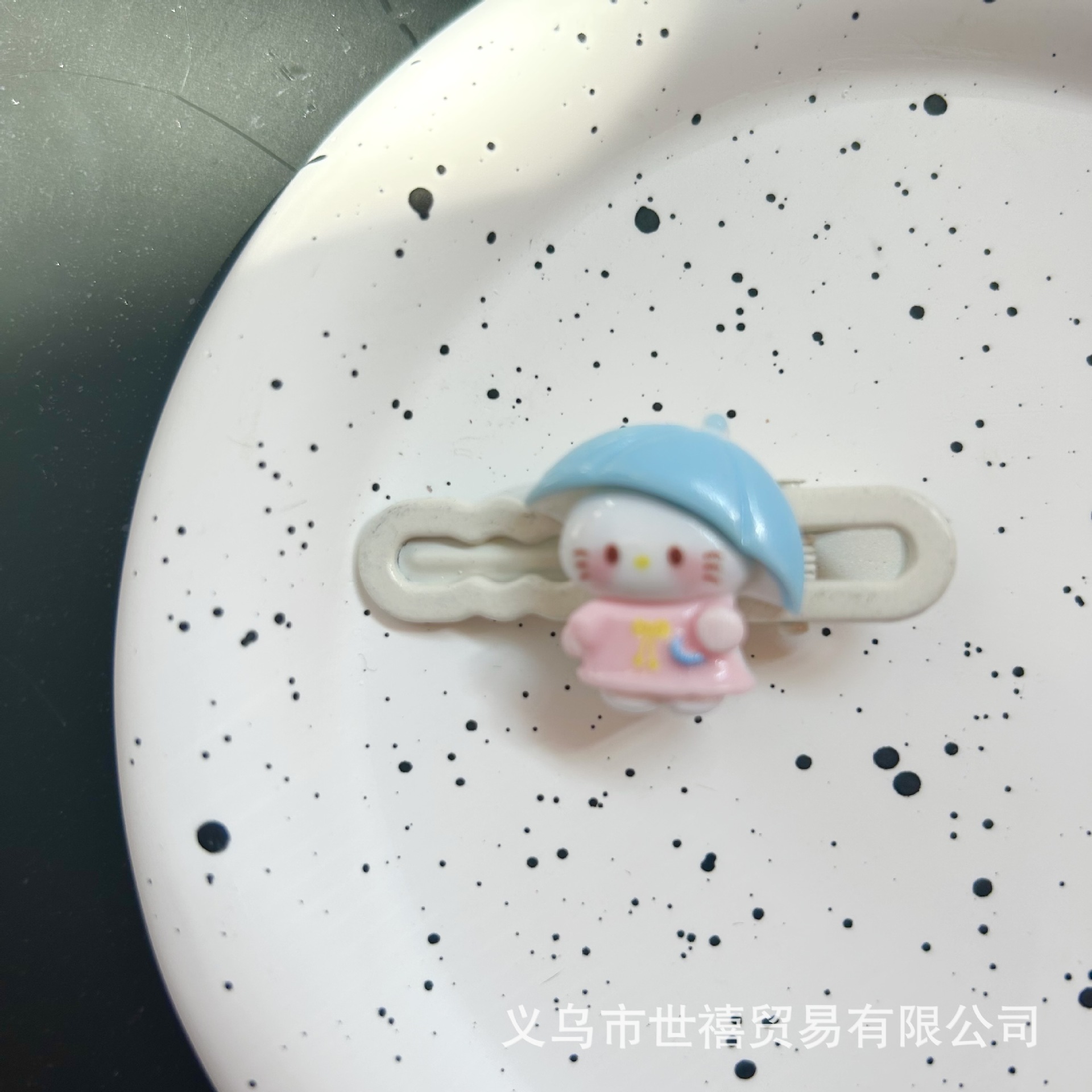 Creativo de dibujos animados gatos brocas de cabello lindas chicas dulces frente brocas de cabello rotas joyas nuevas brocas laterales versátiles