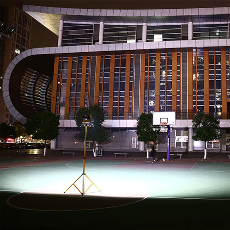 led投光灯支架 三角架户外工地照明可伸缩可移三脚架充电式工作灯|undefined