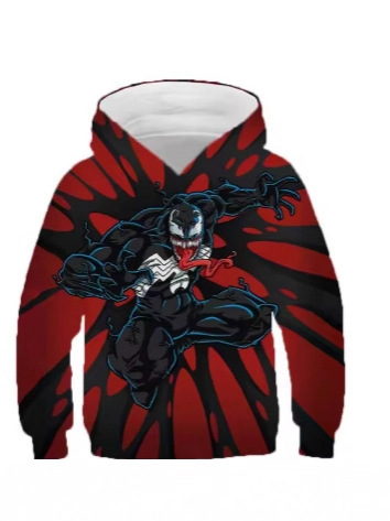 2026 Venom Hoodie, 3D Printed Casual Sweatshirt Cool T-Shirt for Men, Women, and Kids