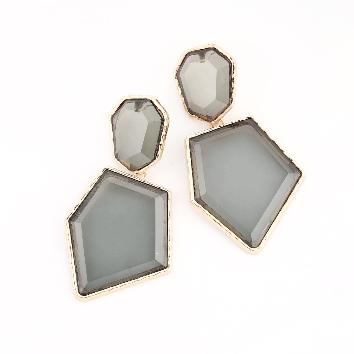 Fashion Geometric Plastic Inlay Rhinestones Womenu0027S Earrings Necklace