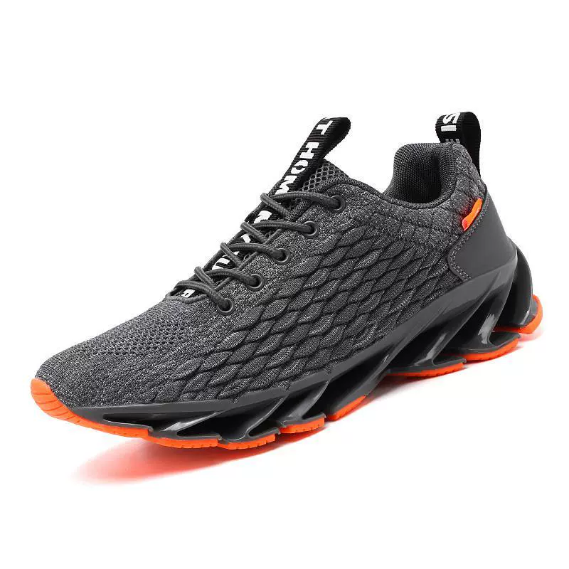 Трансграничная мужская обувь большого размера. Осень-зима 2024, популярная мужская модная обувь с сеткой, повседневная спортивная мужская обувь для бега с флисовой подкладкой.