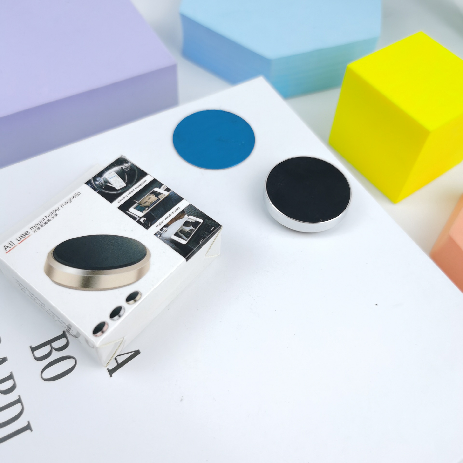 Sostenedor magnético universal del teléfono del coche conveniente para el mini tenedor universal del imán del metal de la navegación del coche