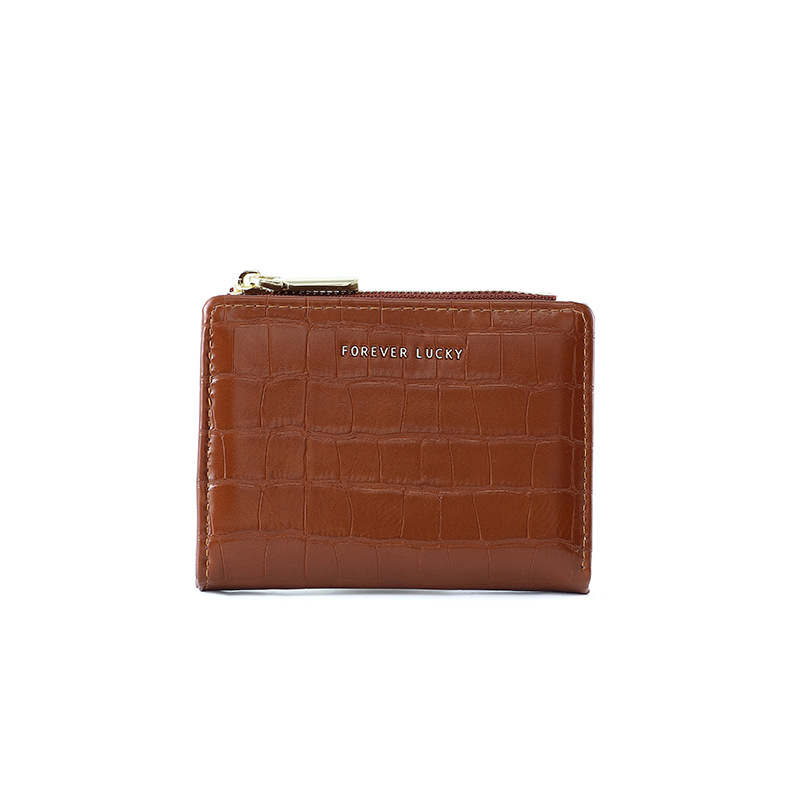 Nueva cartera de las mujeres corto simple titular de la tarjeta de verano cartera transfronteriza Comercio exterior cremallera monedero al por mayor