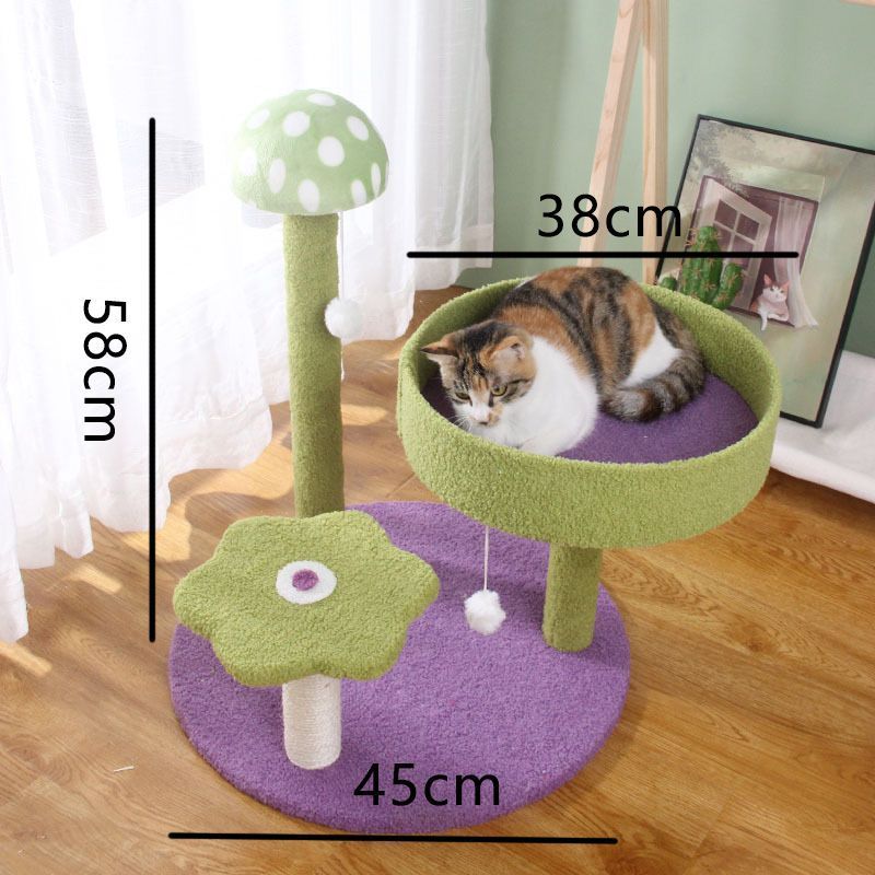 猫爬架猫窝一体剑麻猫树别墅大型猫抓板玩具猫抓柱猫咪用品|undefined