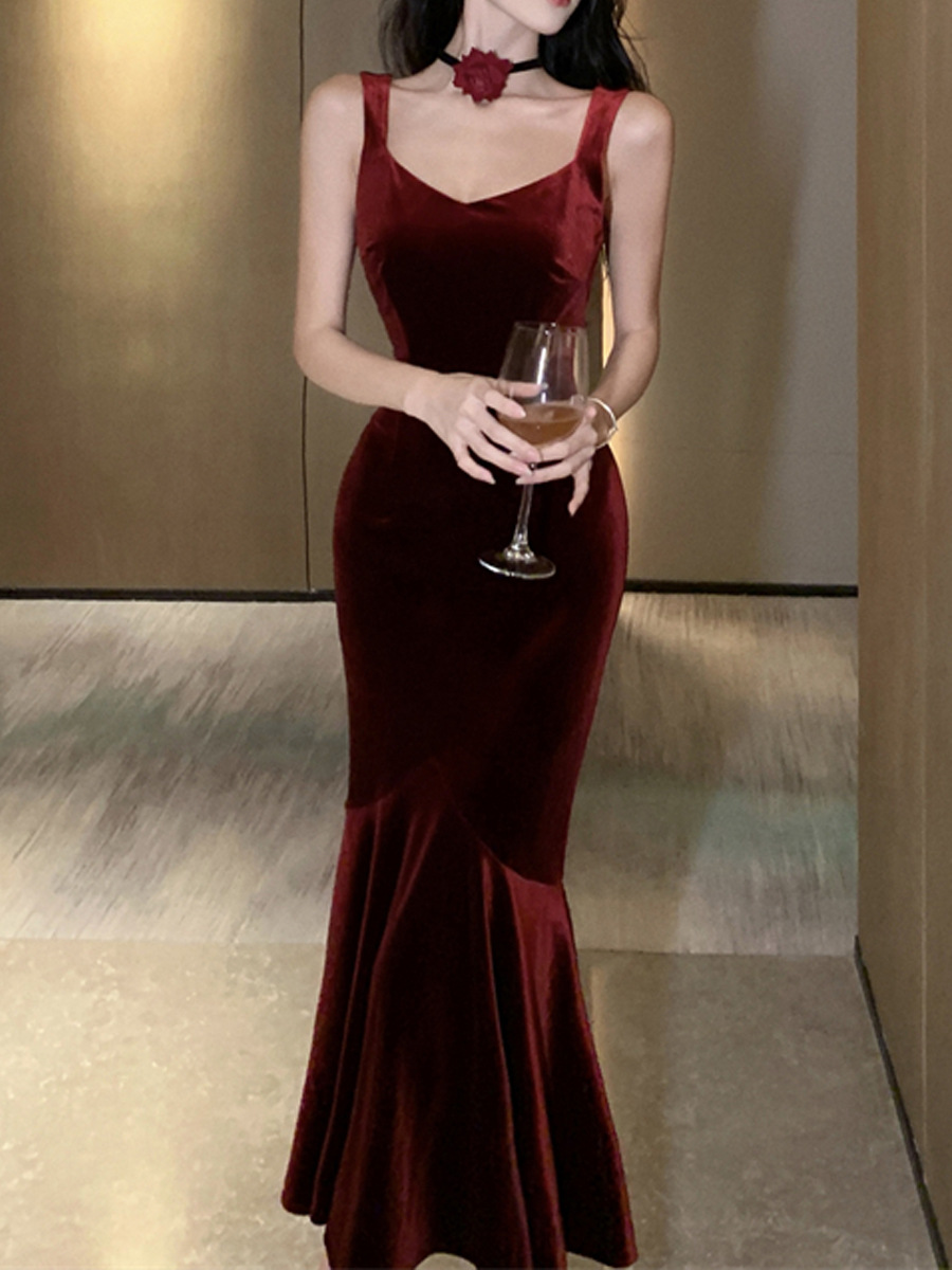 Burgundy autumn skirt