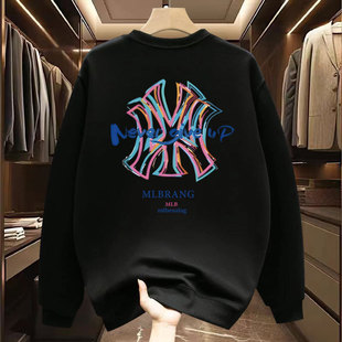 Cross-Border Live Broadcast Chinese Cotton Sweatshirt Long-Sleeved Spring and Autumn Men's Casual Popular Loose Versatile Round Neck American Top Dropshipping