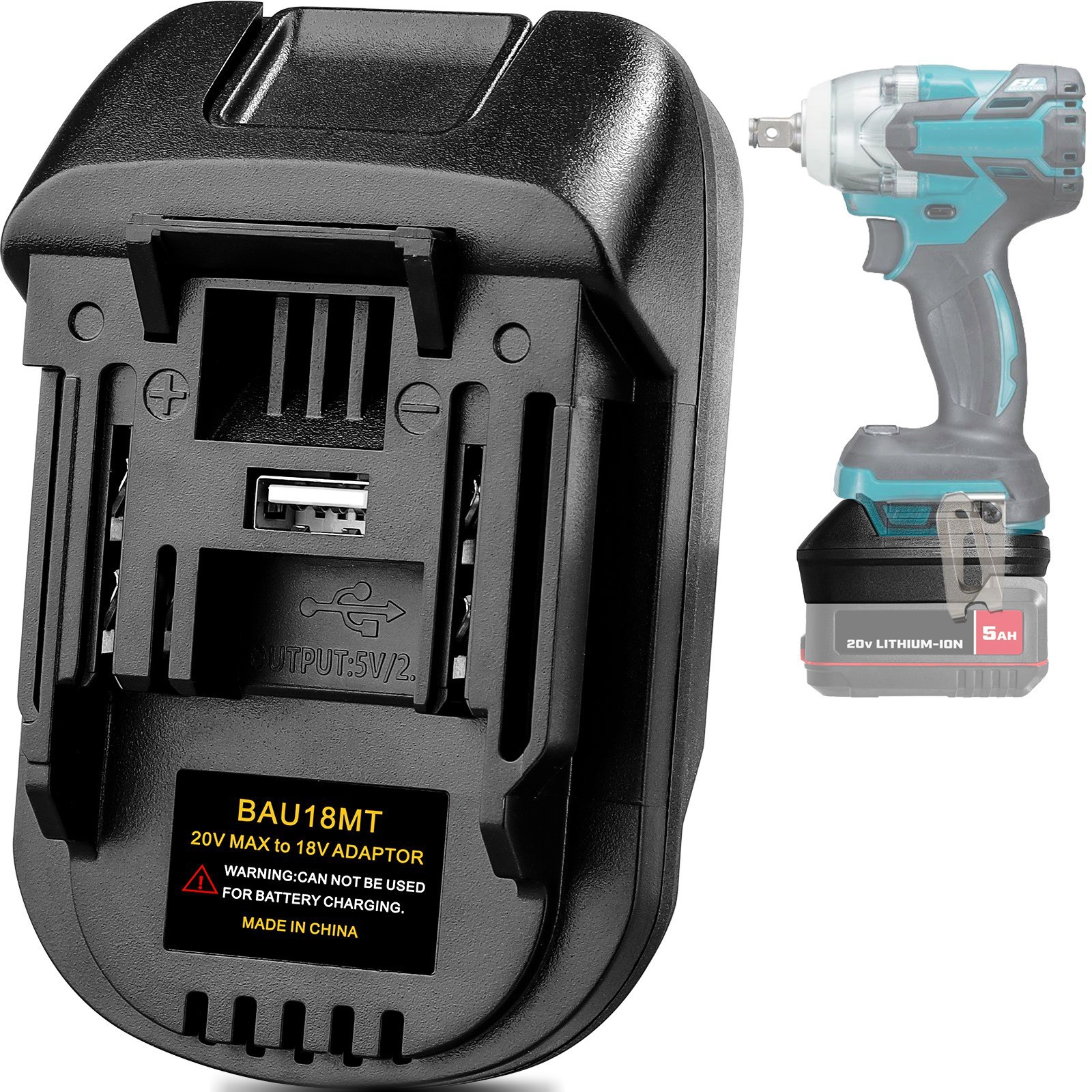 Adaptador de batería de cabello directo del fabricante es compatible con Dewei Mutian MiWatch 100 convertidores de baterías rotativas mutuas image 75