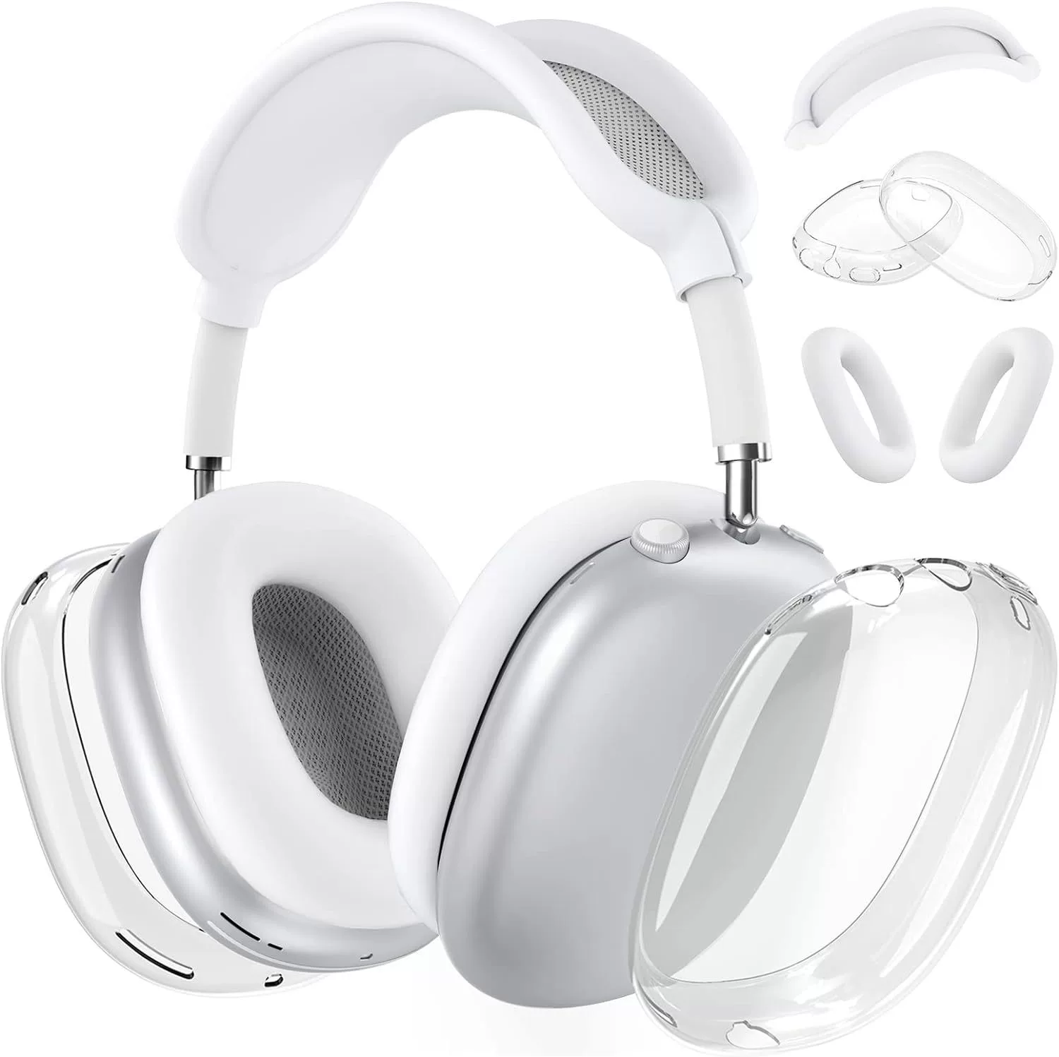 Защитная чехол (для Apple AirPods Max) из силикона и TPU для оголовий и оголовья, наборы разных цветов