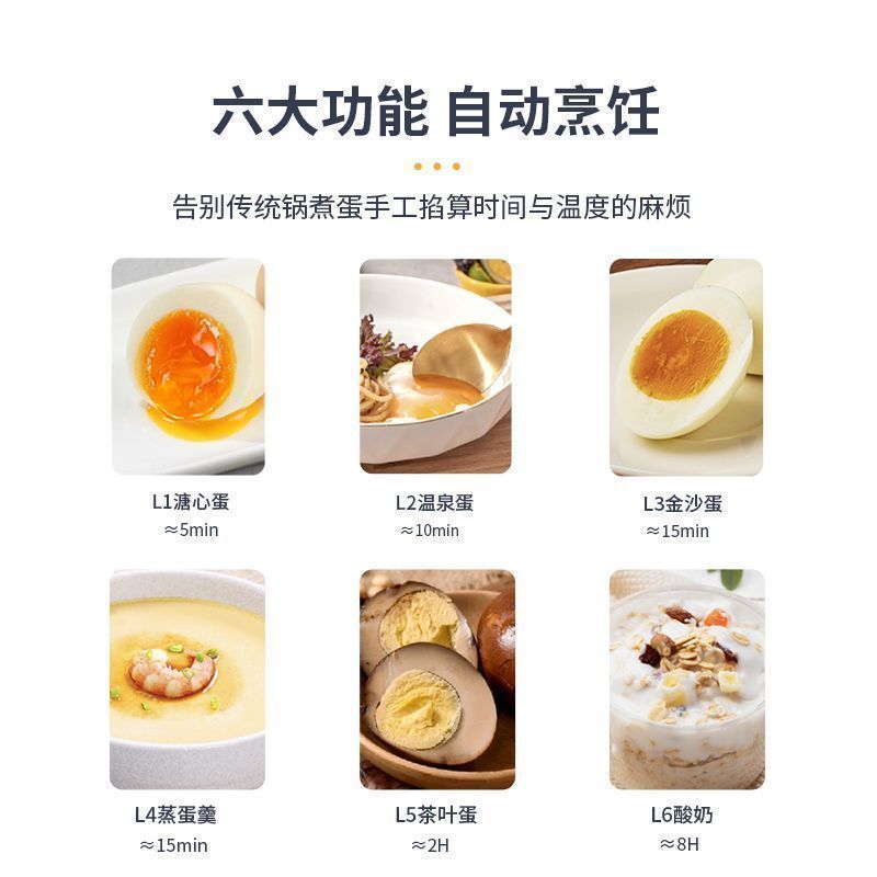 德国煮蛋器蒸蛋器多功能自动断电家用小型迷你宿舍煮鸡蛋早餐神器|undefined