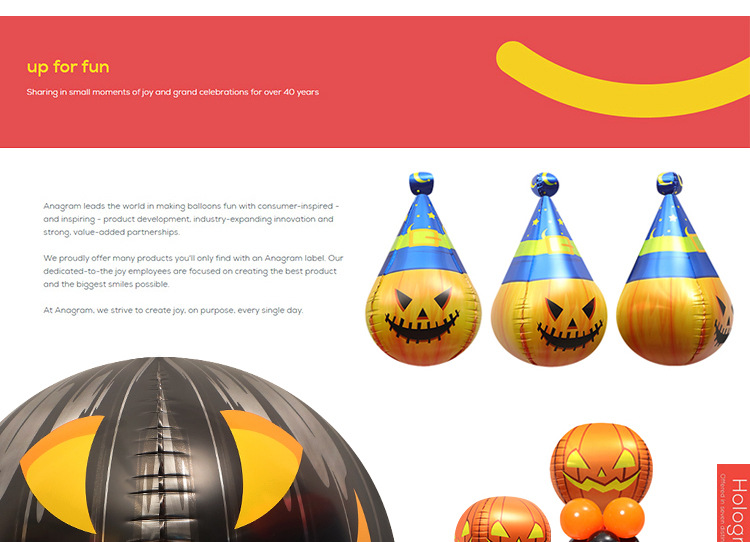 Rekviziti za ukrašavanje prozora za Noć vještica igračke balon 4D trodimenzionalni oblik glave bundeve crtani aluminijski film balon stup_voghion.com