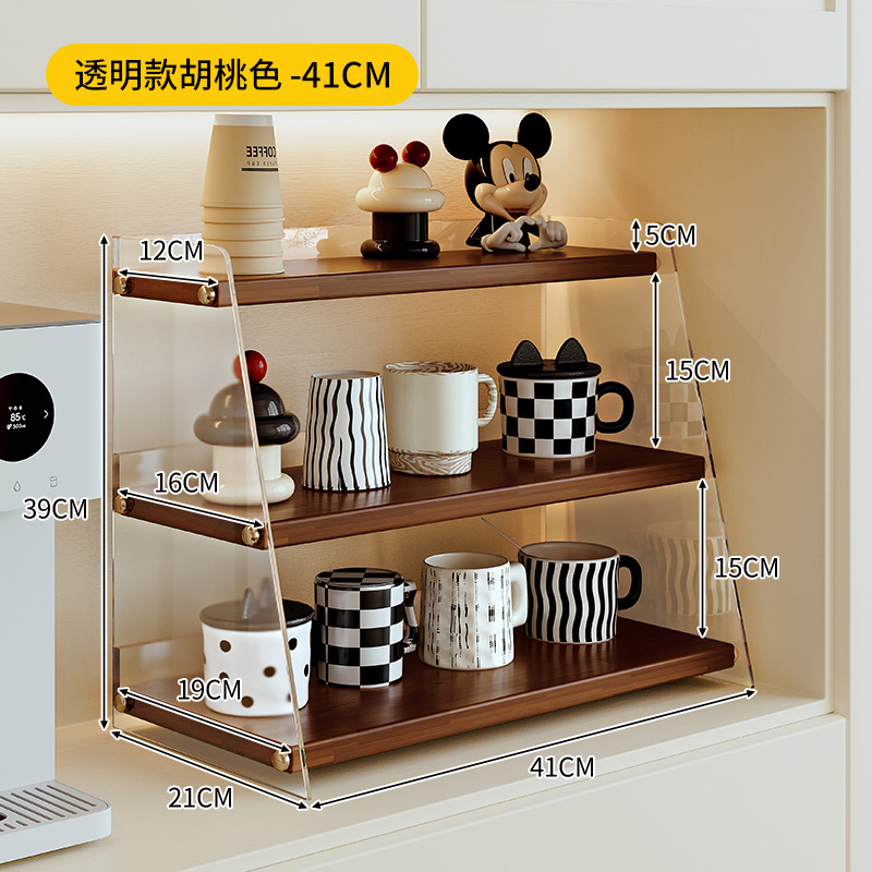 Estante de almacenamiento de escritorio, estante de almacenamiento de tazas, taza de café, taza de agua, mesa de comedor, estante de encimera, juego de té, almacenamiento de tazas de té