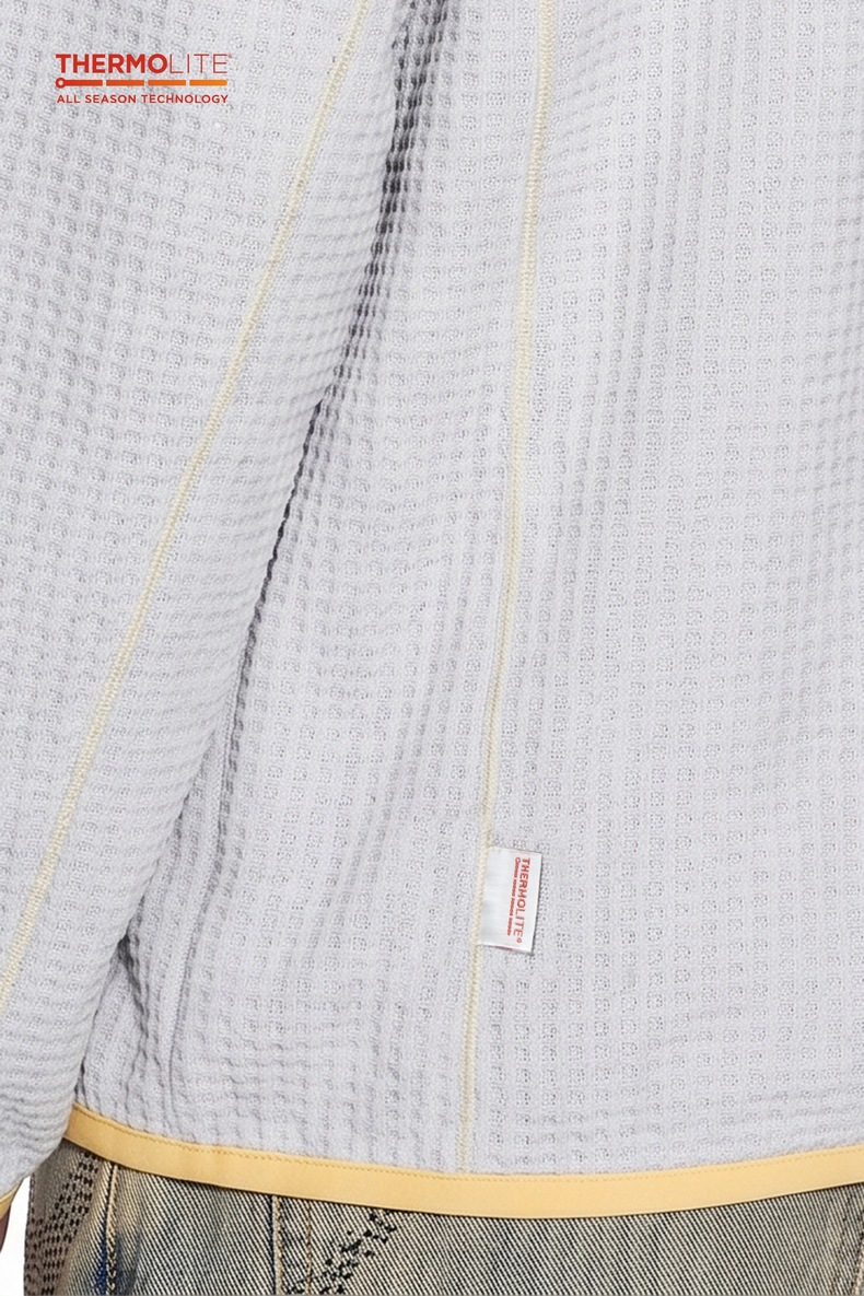 Inflation Khaki 180g Color-Block Hoodie